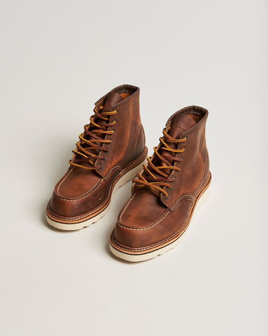 Herren |  | Red Wing Shoes | Moc Toe Boot Copper Rough/Though Leather