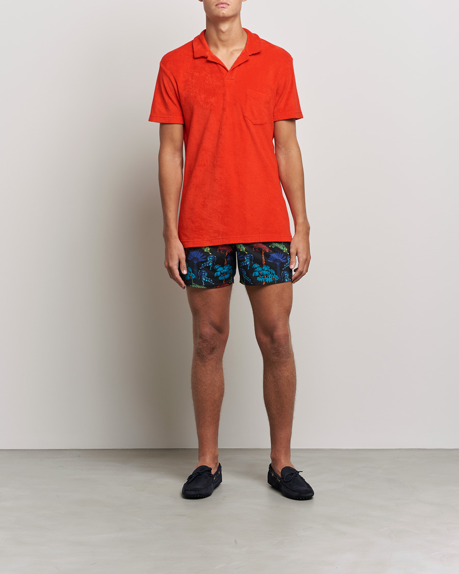 Herren | Poloshirts | Orlebar Brown | Terry Polo Summer Red