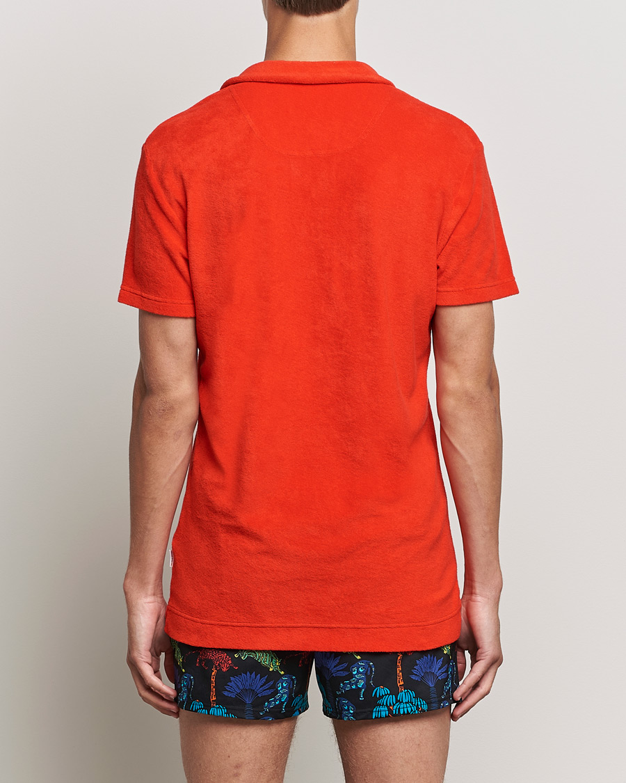 Herren | Poloshirts | Orlebar Brown | Terry Polo Summer Red