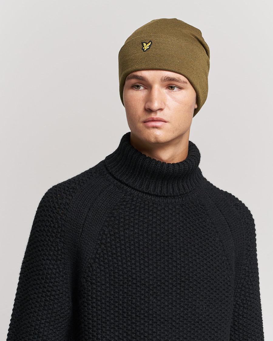 Herren | Lyle & Scott Beanie Olive | Lyle & Scott | Beanie Olive