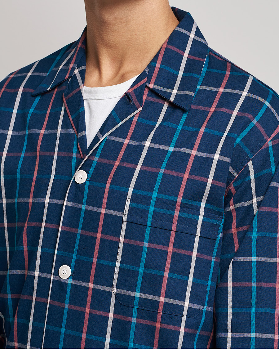 Herren | Schlafanzüge & Bademäntel | Derek Rose | Checked Cotton Pyjama Set Multi