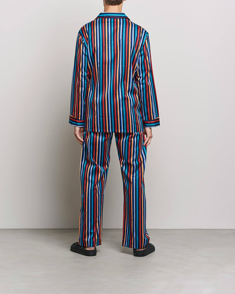 Herren | Schlafanzüge & Bademäntel | Derek Rose | Striped Cotton Pyjama Set Multi