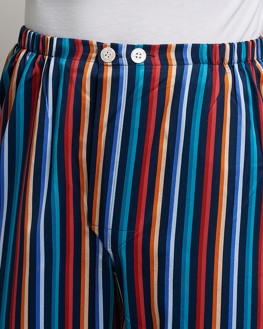 Herren | Schlafanzüge & Bademäntel | Derek Rose | Striped Cotton Pyjama Set Multi