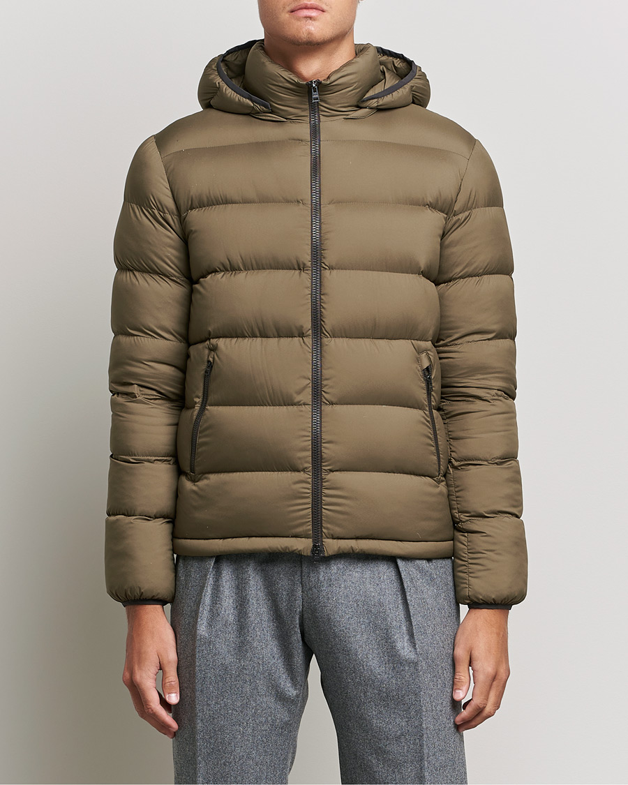 Herren | Herno | Herno | Matt Nylon Down Jacket Military Green