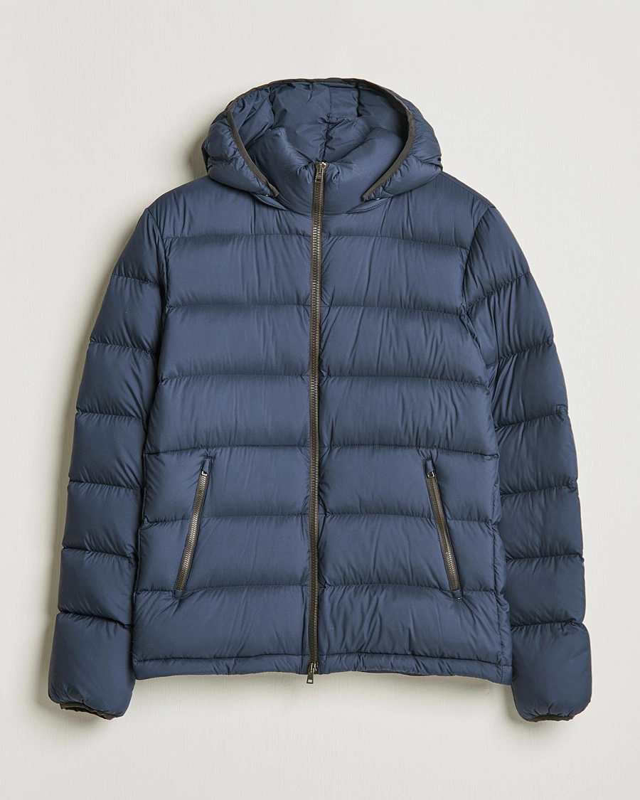 Herren | Jacken | Herno | Matt Nylon Down Jacket Navy