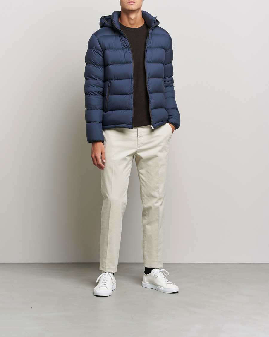Herren | Jacken | Herno | Matt Nylon Down Jacket Navy