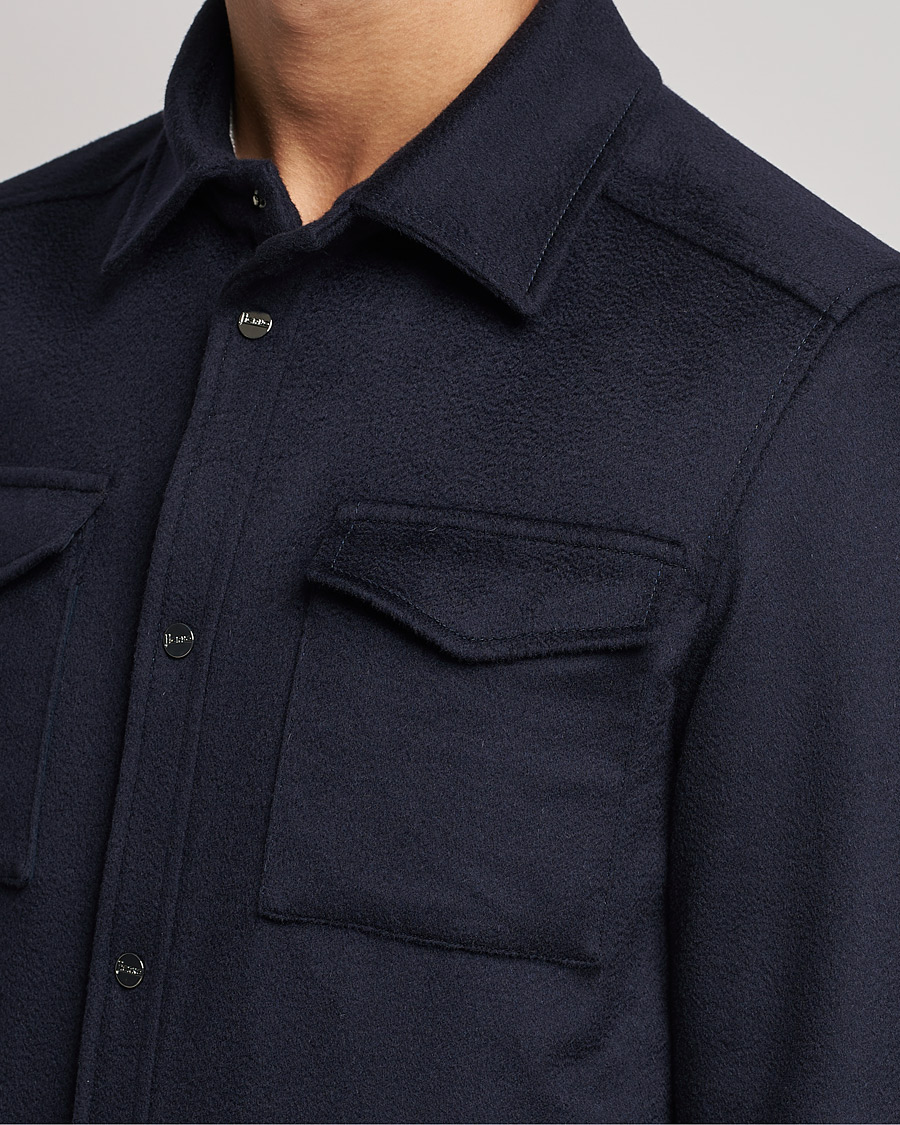 Herren | Jacken | Herno | Cashmere Overshirt Navy
