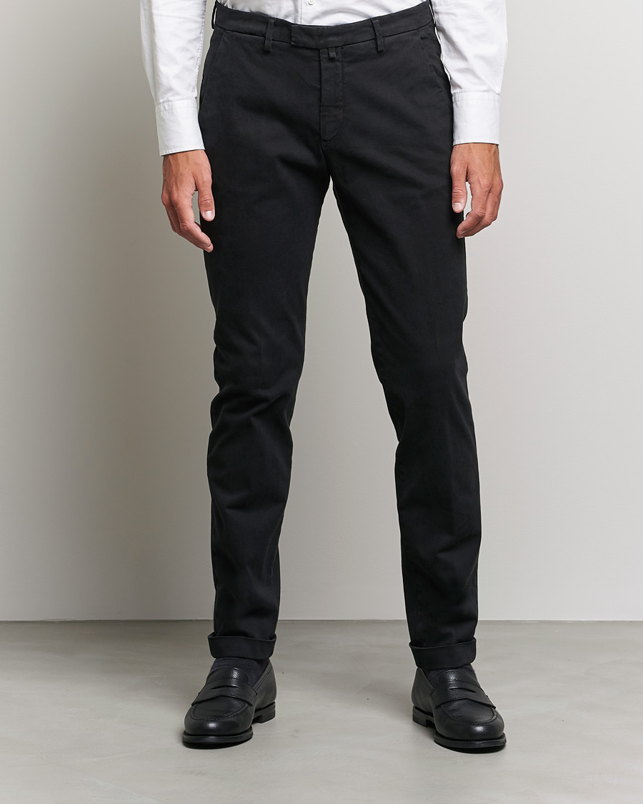 Herren | Hosen | Briglia 1949 | Slim Fit Cotton Stretch Chino Black