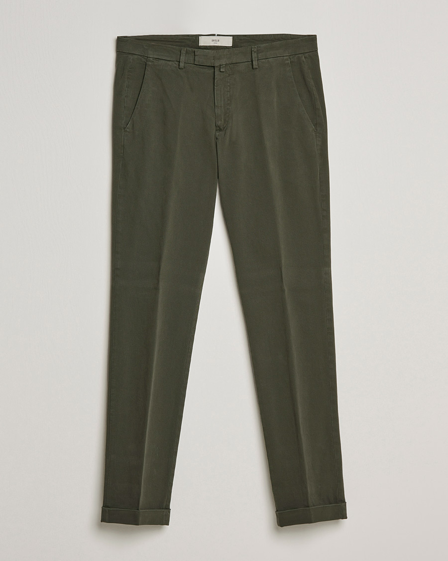 Herren |  | Briglia 1949 | Slim Fit Cotton Stretch Chino Military