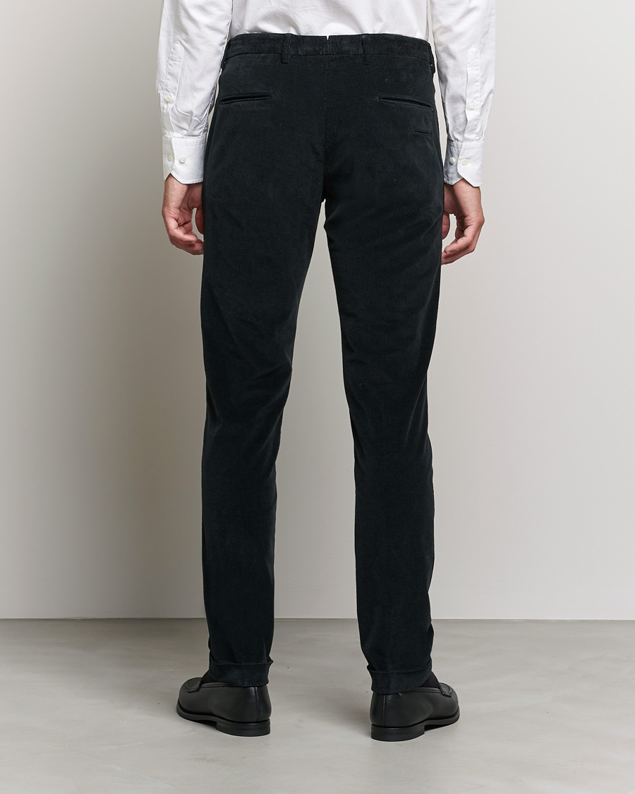 Herren | Hosen | Briglia 1949 | Slim Fit Corduroy Trousers Black