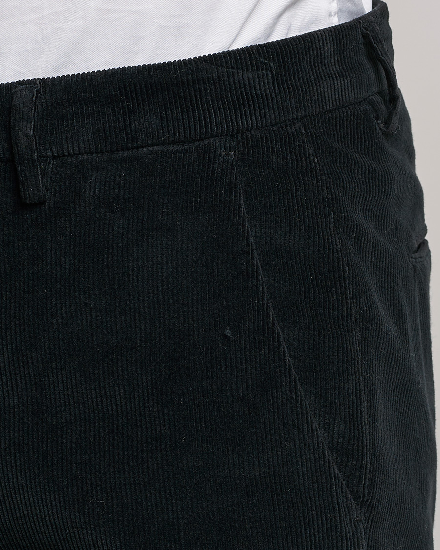 Herren | Hosen | Briglia 1949 | Slim Fit Corduroy Trousers Black