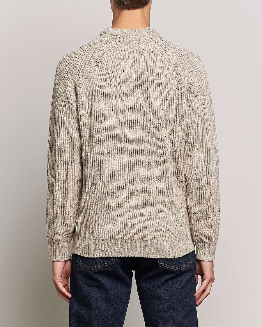 Herren | Pullover | Peregrine | Ford Knitted Wool Jumper Oatmeal
