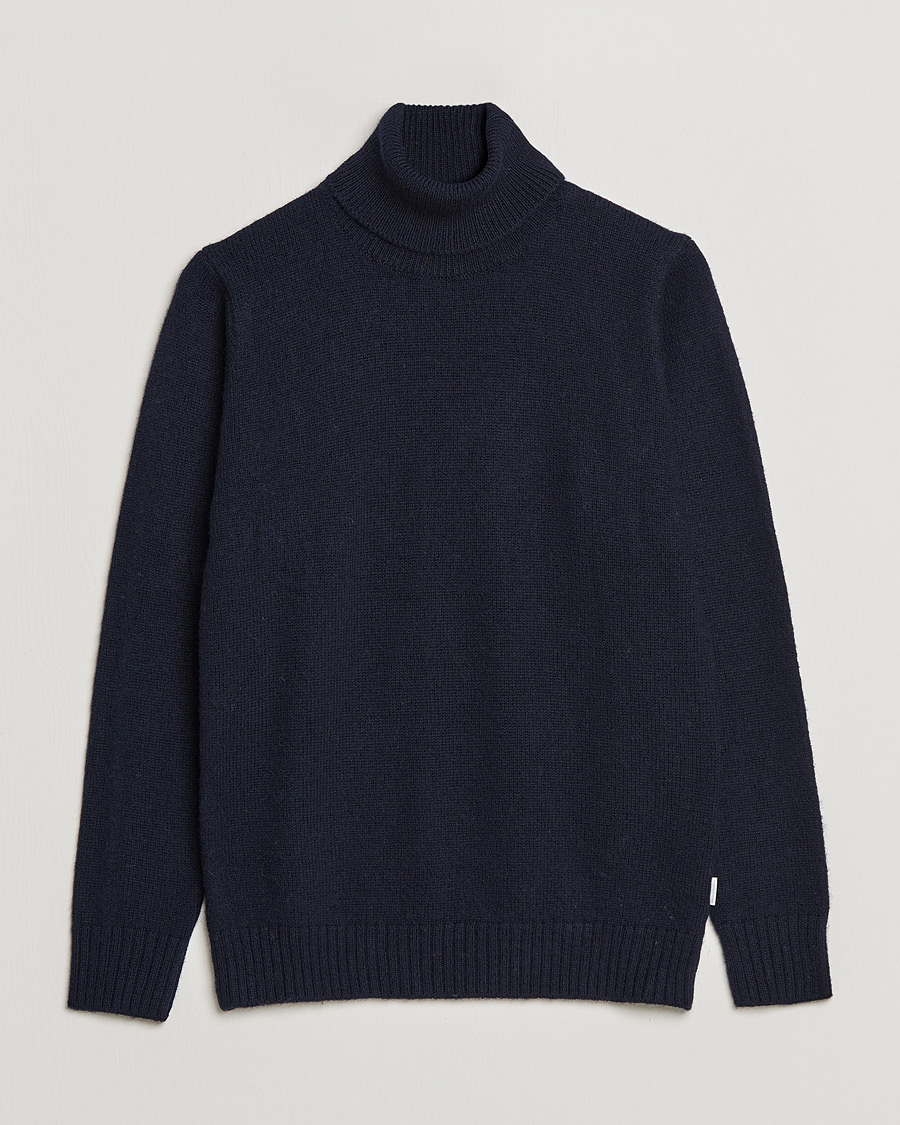 Herren | Pullover | Peregrine | Maker's Stitch Merino Polo Navy