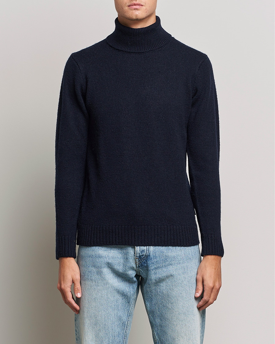 Herren | Pullover | Peregrine | Maker's Stitch Merino Polo Navy