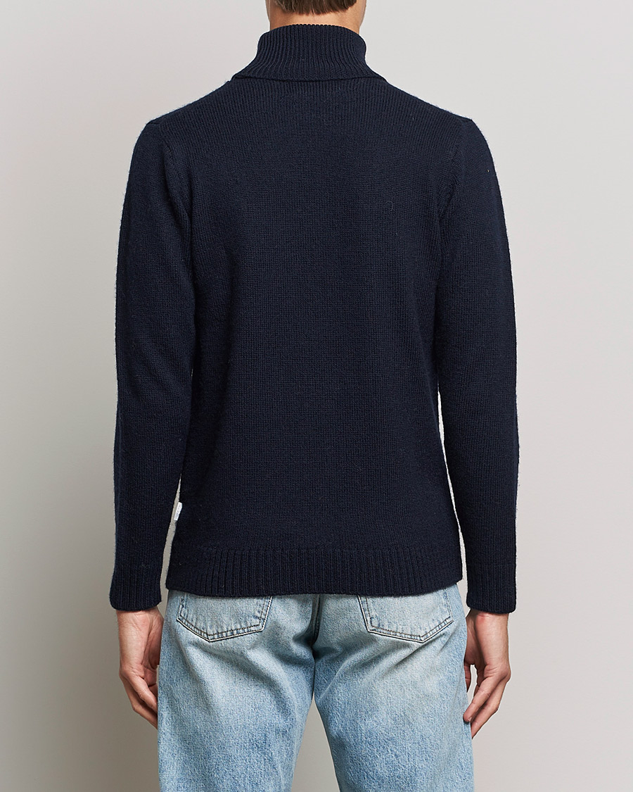 Herren | Pullover | Peregrine | Maker's Stitch Merino Polo Navy