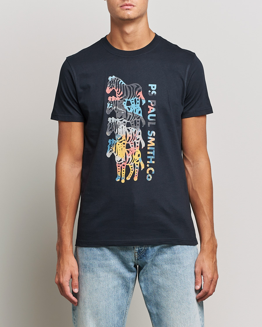 Herren | T-Shirts | PS Paul Smith | Zebra T-Shirt Navy