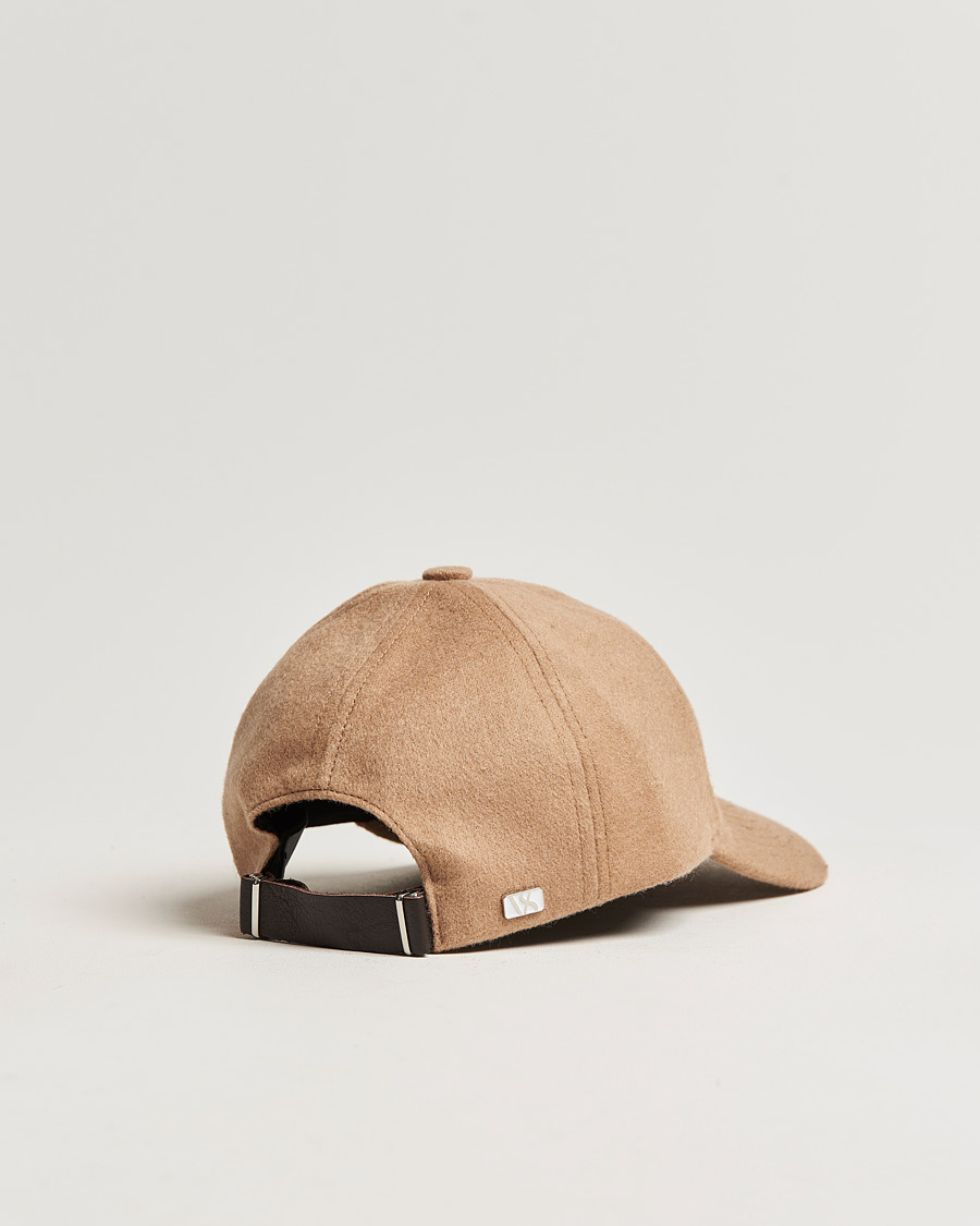 Herren | Hüte & Mützen | Varsity Headwear | Cashmere Soft Front Baseball Cap Camel