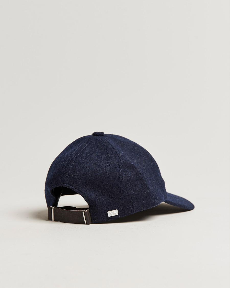 Herren | Hüte & Mützen | Varsity Headwear | Cashmere Soft Front Baseball Cap Royal Blue