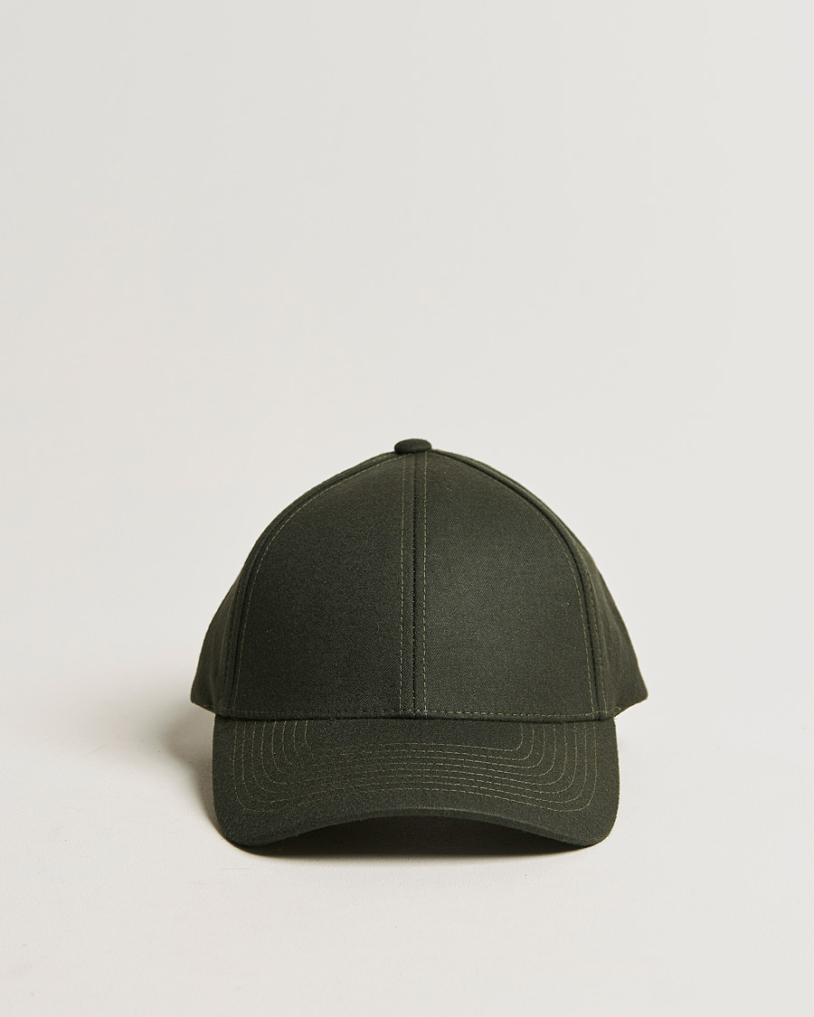 Herren |  | Varsity Headwear | Wool Tech Baseball Cap Green