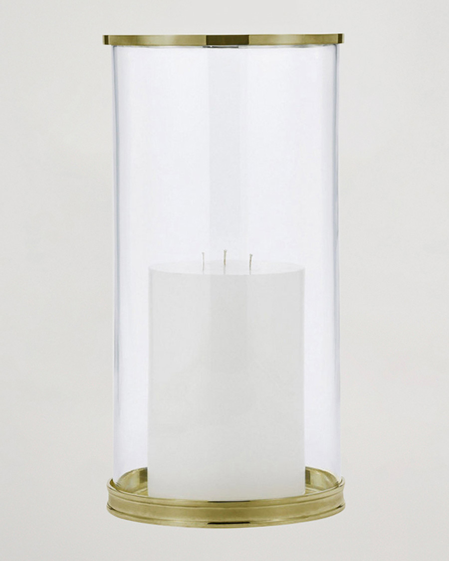 Herren | Ralph Lauren Home Modern Large Hurricane Lamp Brass | Ralph Lauren Home | Modern Large Hurricane Lamp Brass