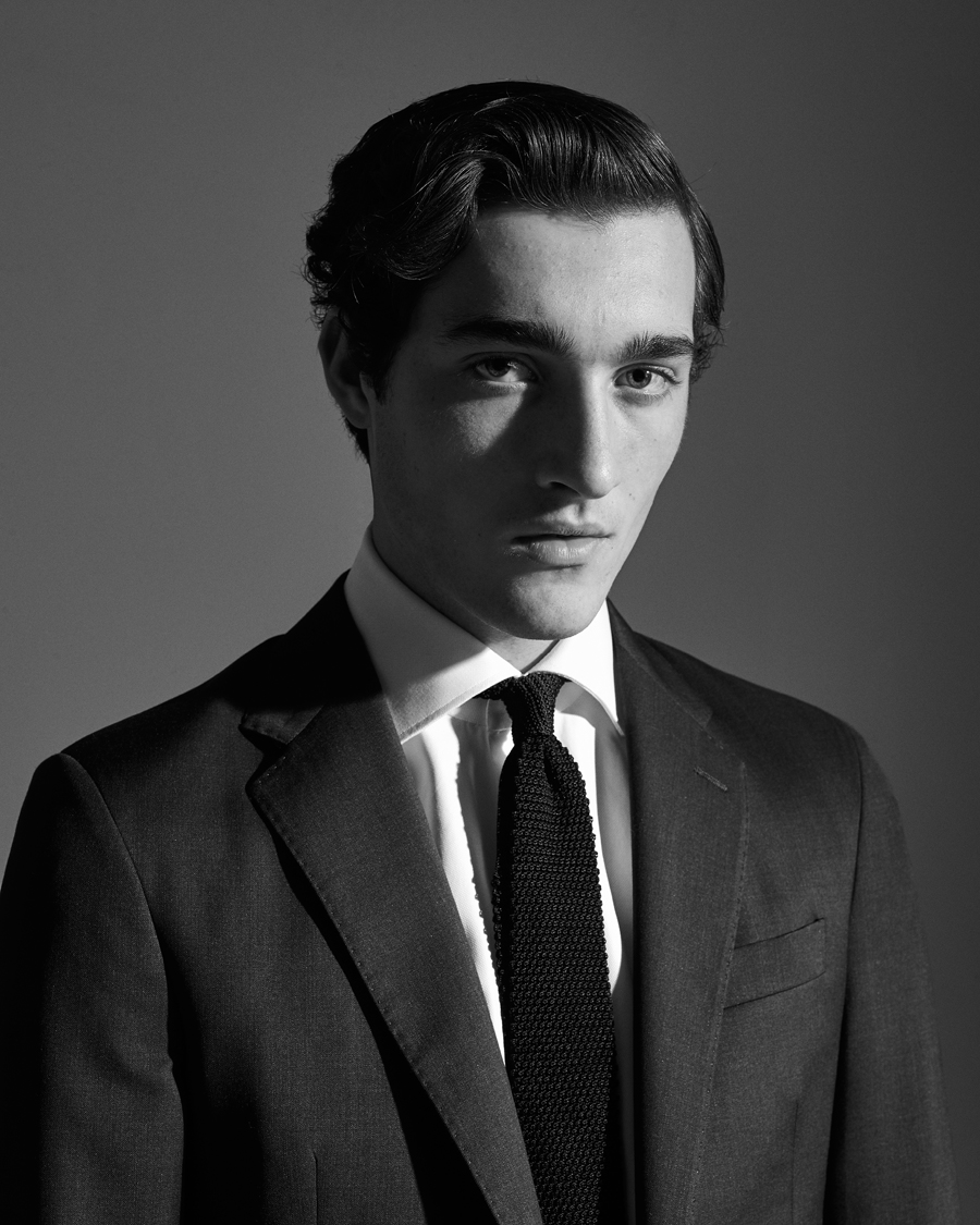 Herren | Beams F Knitted Silk Tie Black | Beams F | Knitted Silk Tie Black