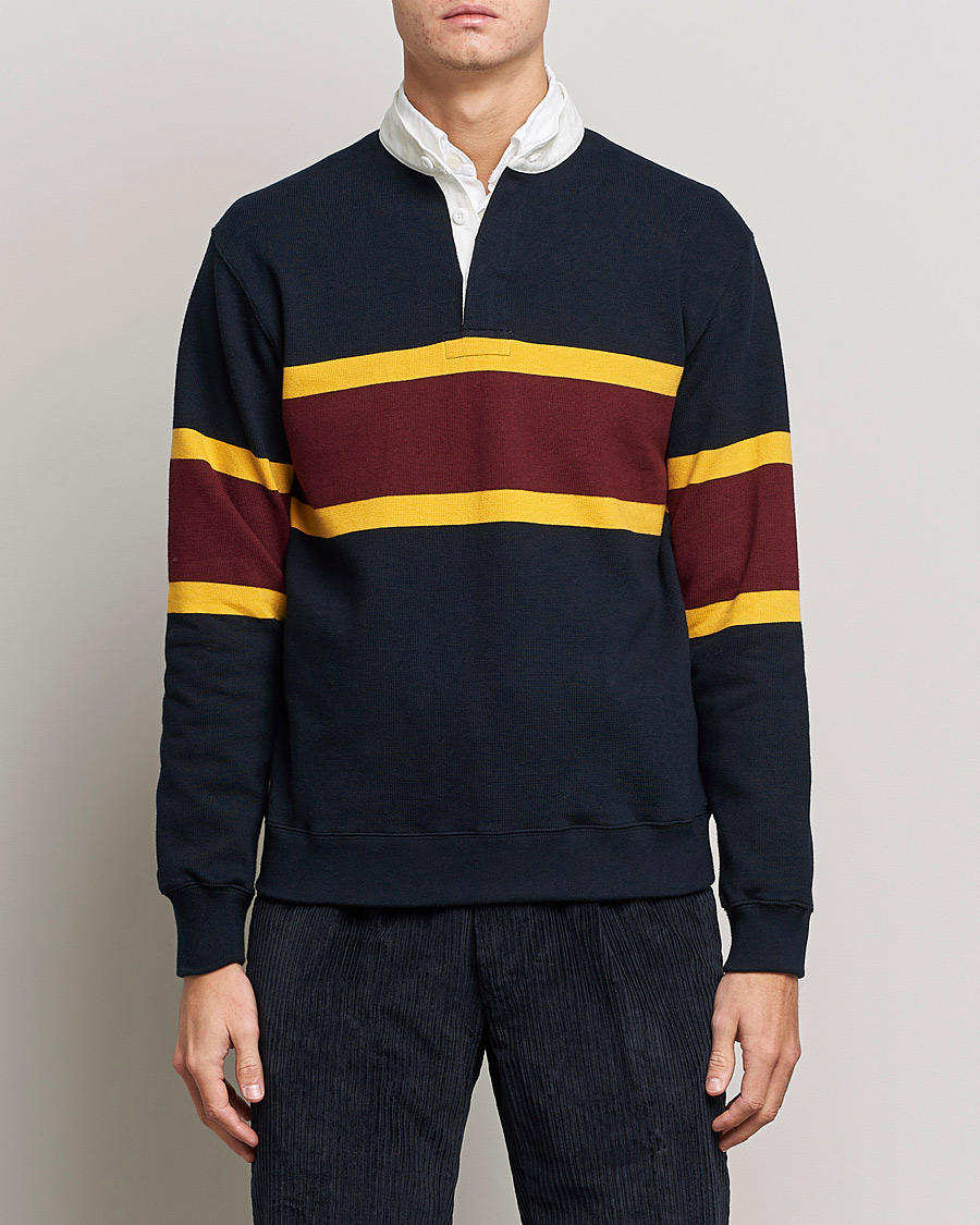 Herren | | BEAMS PLUS | Stand Collar Rugger Navy