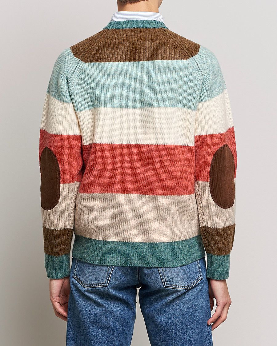 Herren | Pullover | BEAMS PLUS | Block Stripe Sweater Multi Stripe