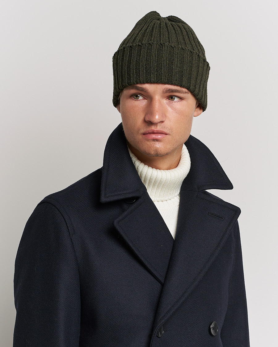 Herren | BEAMS PLUS Wool Watch Cap Olive | BEAMS PLUS | Wool Watch Cap Olive