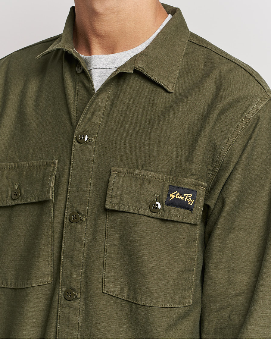 Herren | Hemden | Stan Ray | CPO Sateen Overshirt Dark Olive