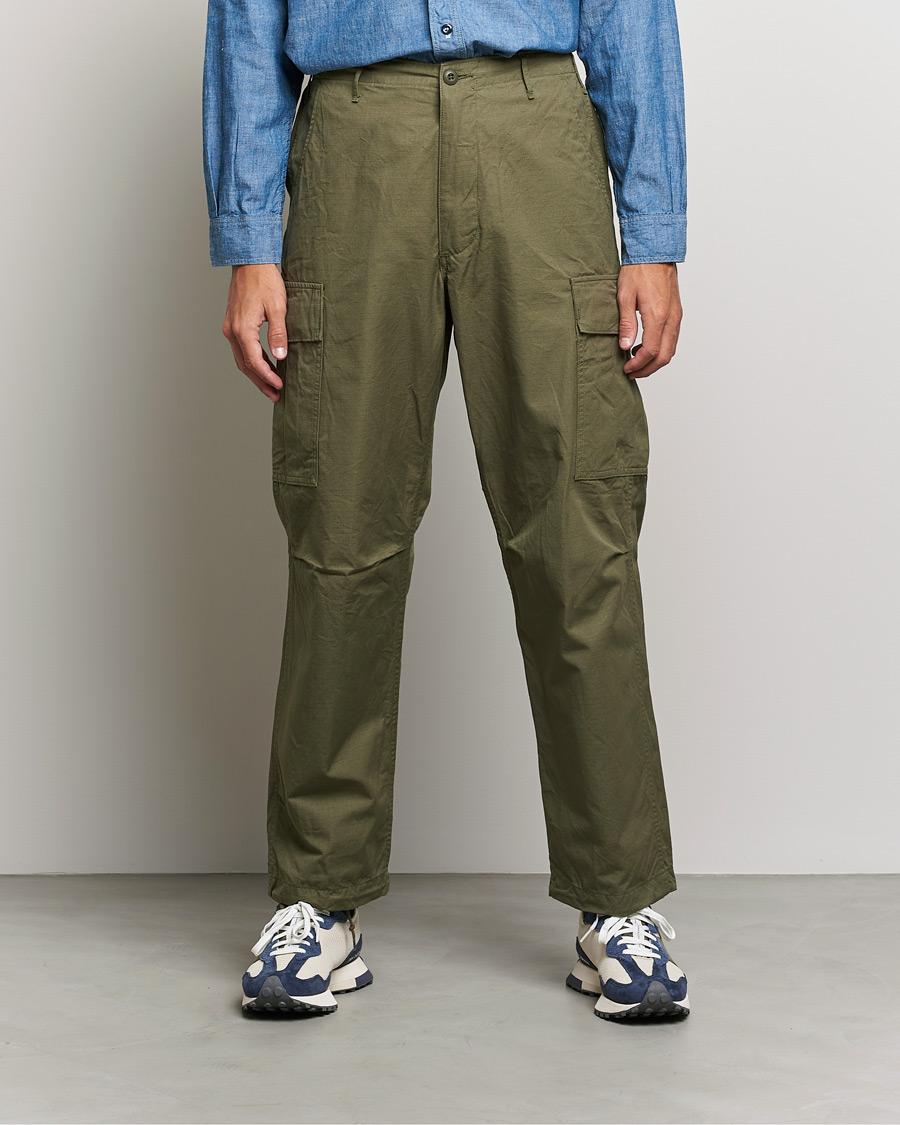 Herren | Hosen | orSlow | Vintage Fit 6 Pocket Cargo Pants Army Green