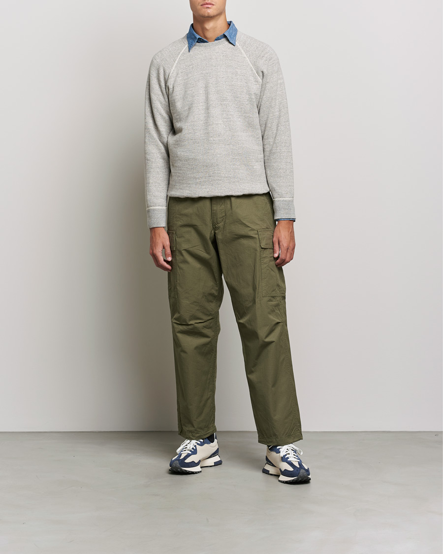 Herren | Pullover | orSlow | Loop Wheel Sweatshirt Heather Grey
