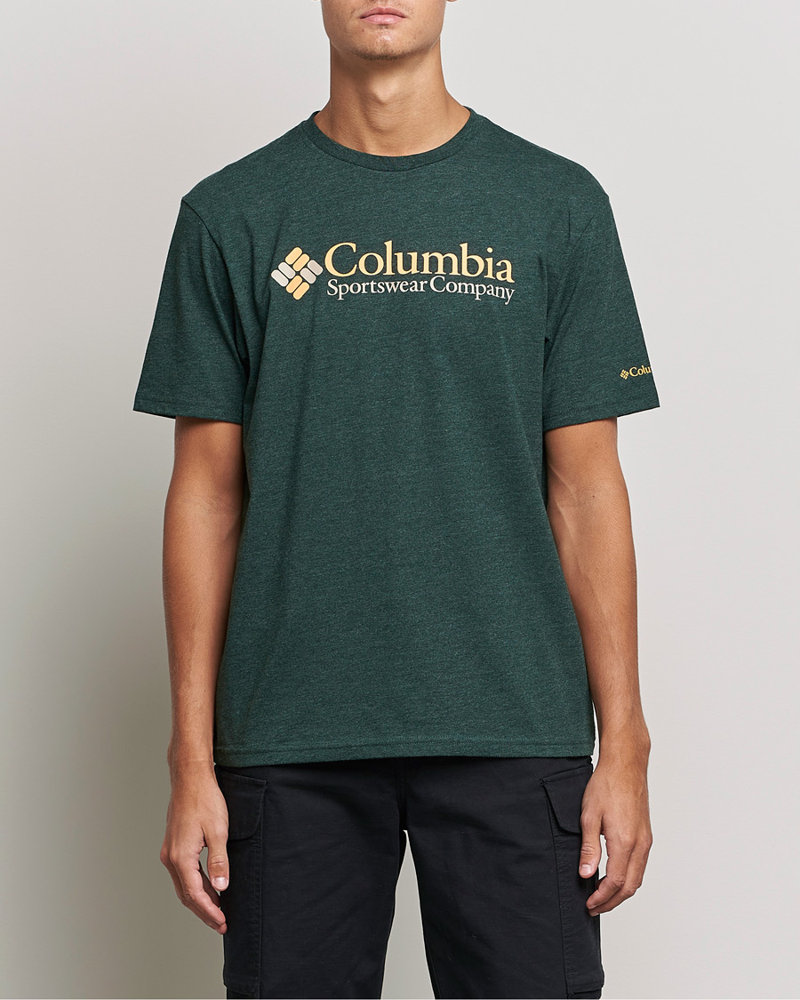 Herren | T-Shirts | Columbia | Basic Logo Short Sleeve T-Shirt Spruce Heather