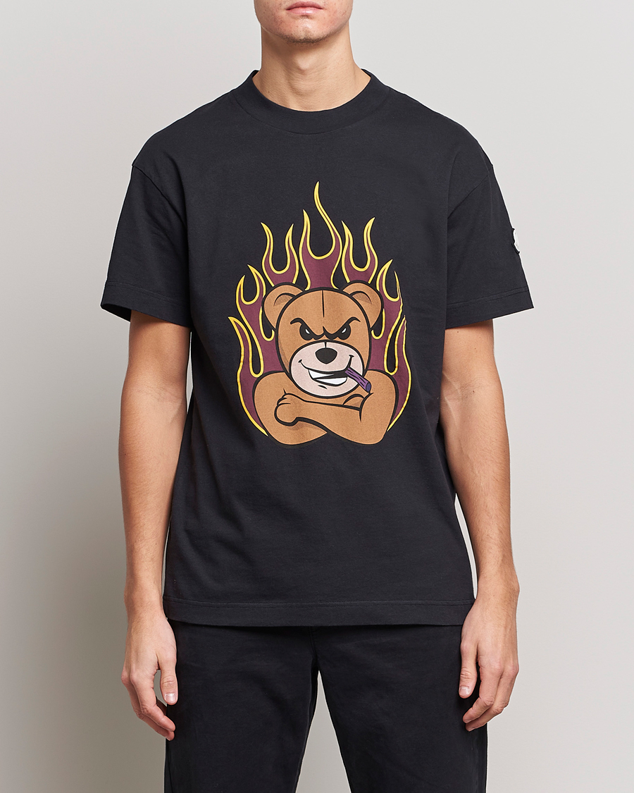 Herren | Kurzarm T-Shirt | Moncler Genius | 8 Palm Angels Bear Motif T-Shirt Black