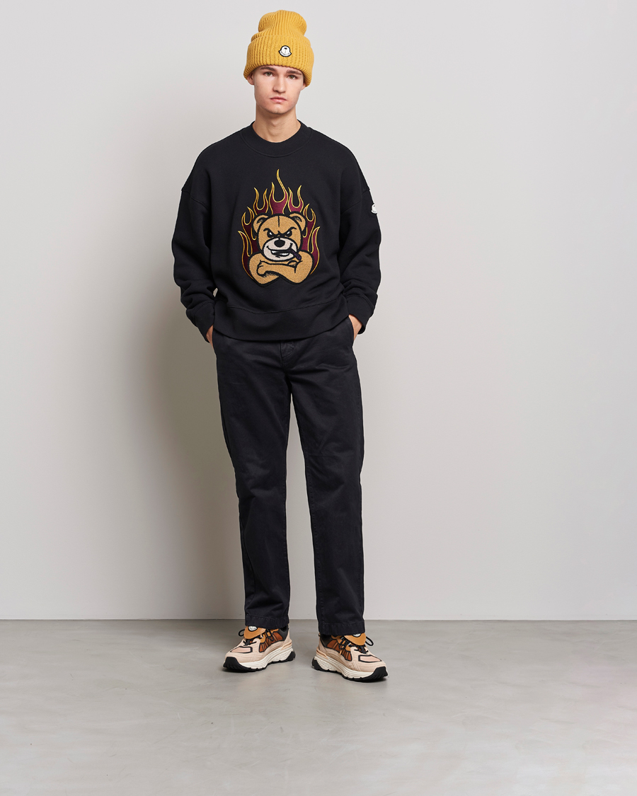 Herren | Luxury Brands | Moncler Genius | 8 Palm Angels Bear Motif Sweatshirt Black