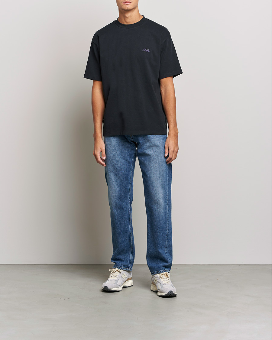 Herren | T-Shirts | Drôle de Monsieur | Signature T-Shirt Black