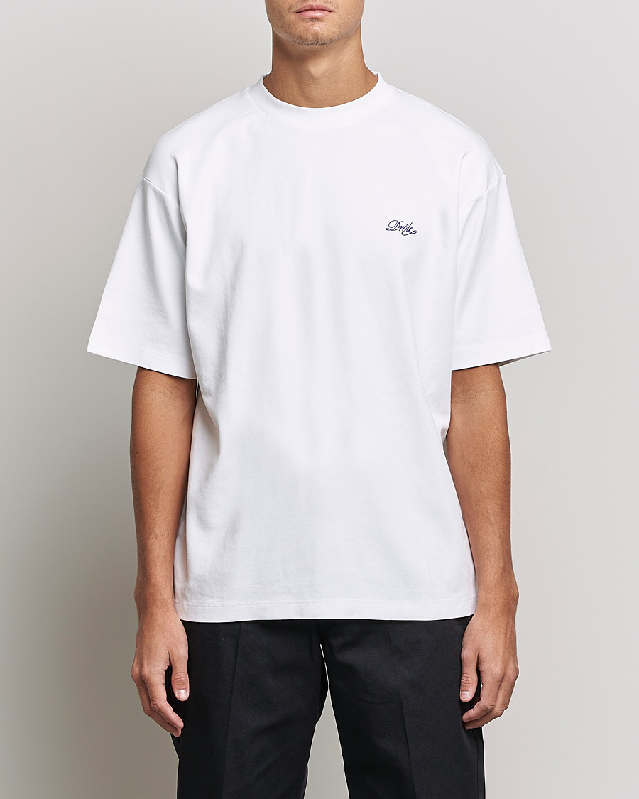 Herren | T-Shirts | Drôle de Monsieur | Signature T-Shirt White