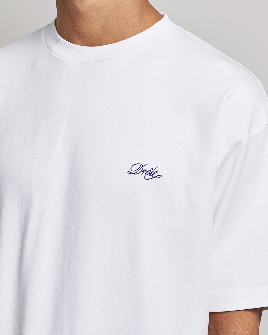 Herren | T-Shirts | Drôle de Monsieur | Signature T-Shirt White