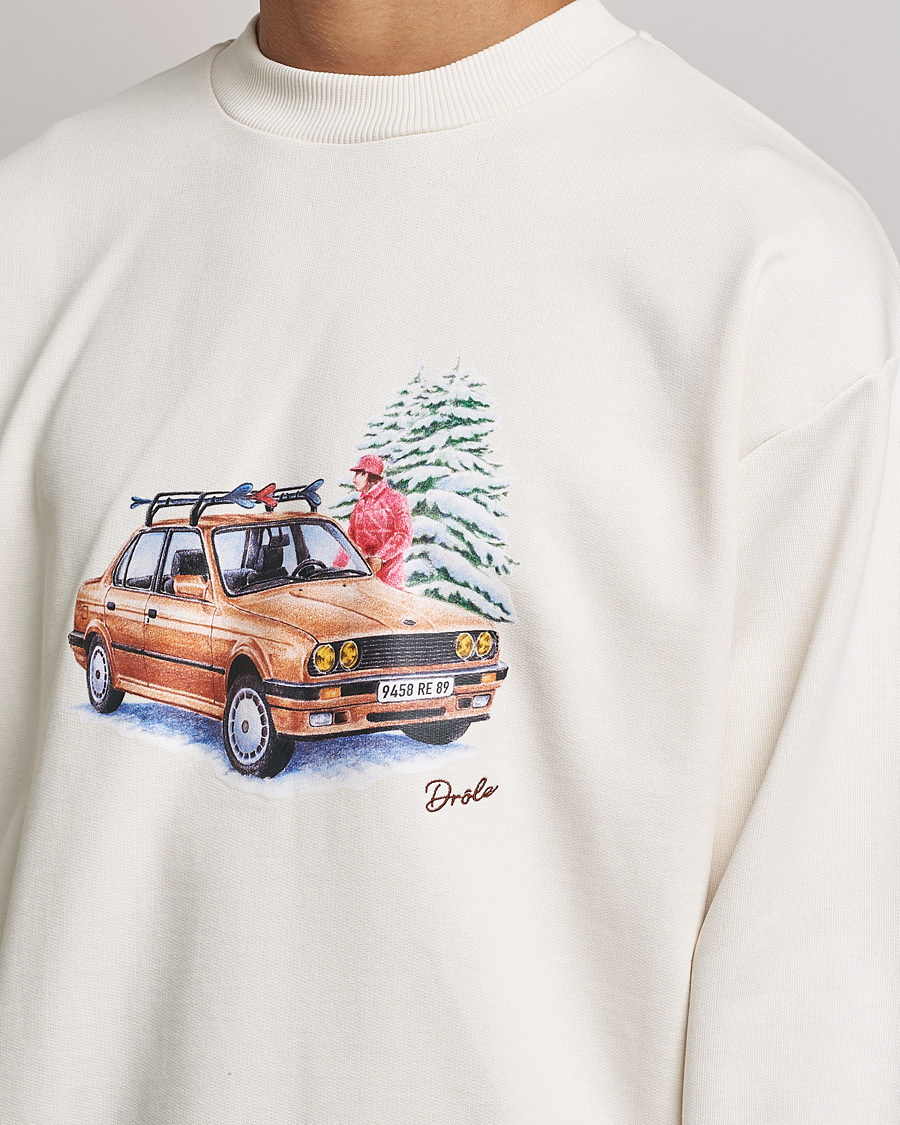 Herren | Pullover | Drôle de Monsieur | Departe Ski Sweatshirt Off White