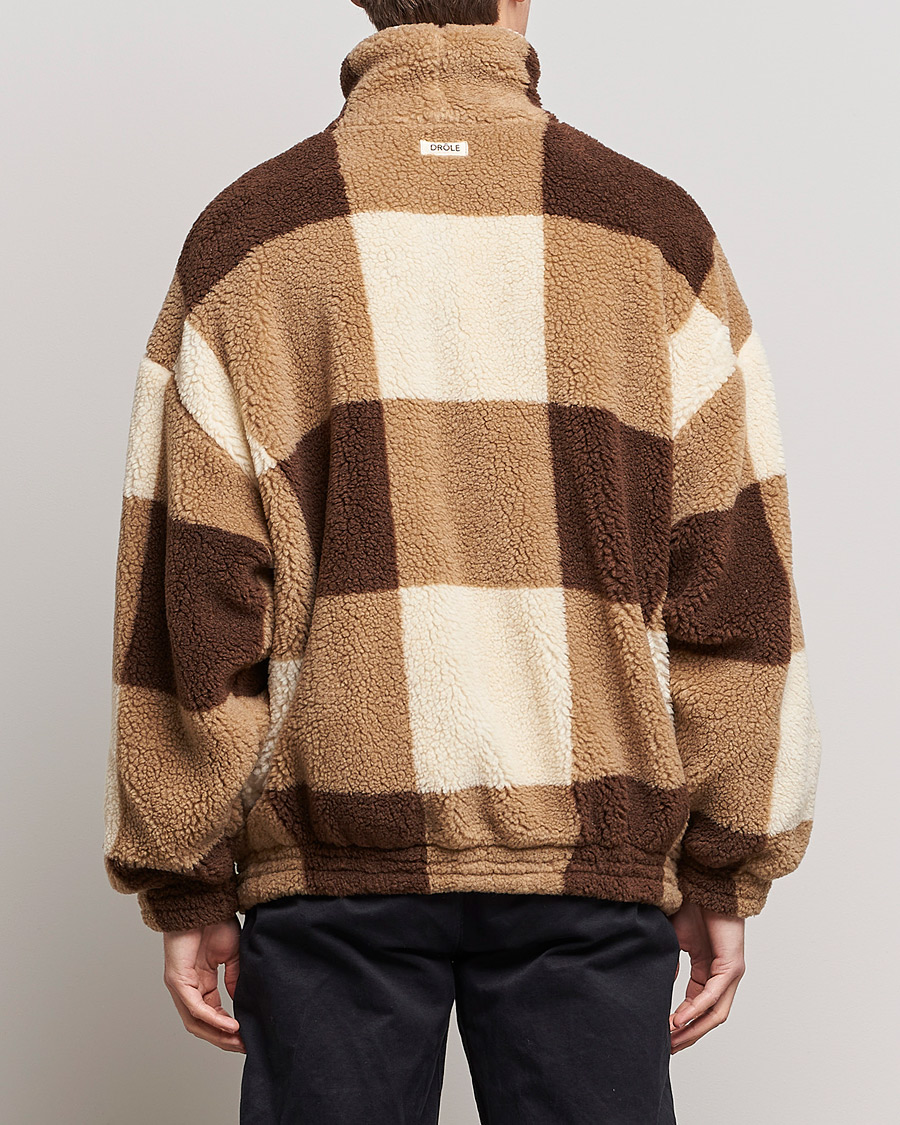 Herren | Jacken | Drôle de Monsieur | Teddy Fleece Jacket Brown/Beige