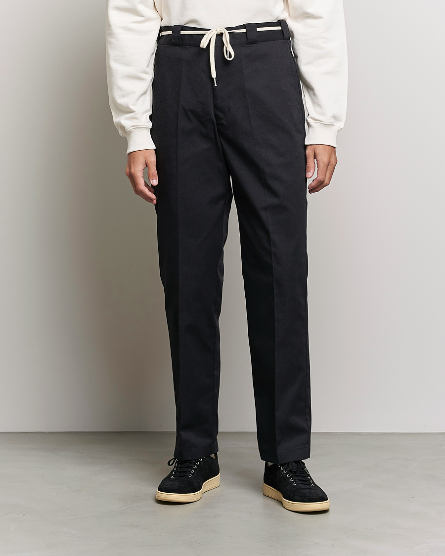 Herren | Hosen | Drôle de Monsieur | Twill Pants Black