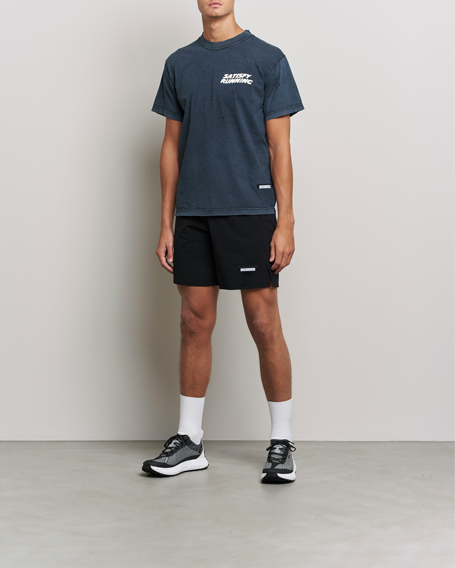 Herren | T-Shirts | Satisfy | MothTech T-Shirt Pigment Black