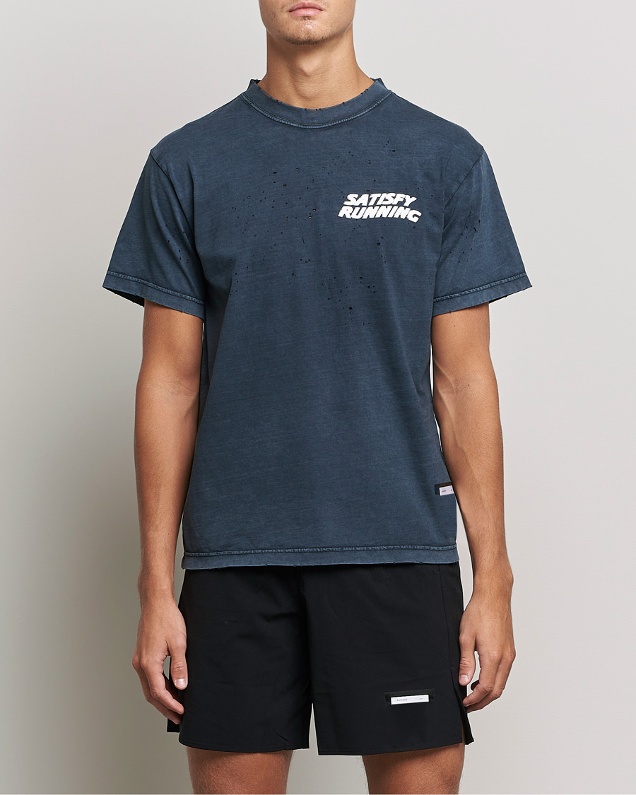 Herren | T-Shirts | Satisfy | MothTech T-Shirt Pigment Black