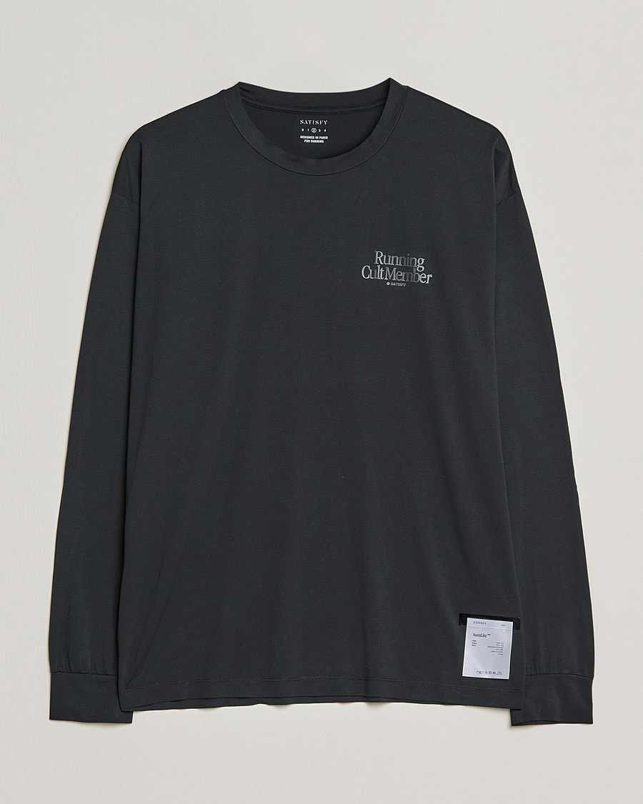 Herren |  | Satisfy | AuraLite Long Sleeve T-Shirt Black