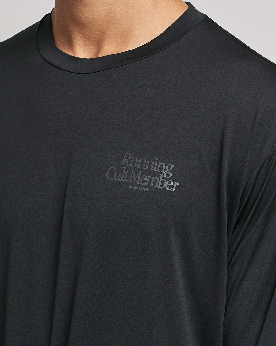 Herren | T-Shirts | Satisfy | AuraLite Long Sleeve T-Shirt Black