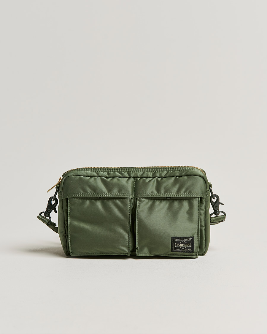 Herren | Japanese Department | Porter-Yoshida & Co. | Tanker Small Shoulder Bag Sage Green