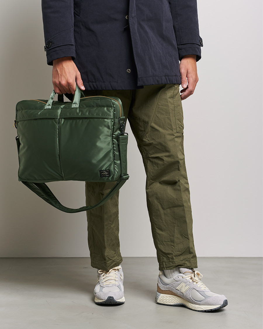 Herren | Dokumenttaschen | Porter-Yoshida & Co. | Tanker 2Way Briefcase Sage Green