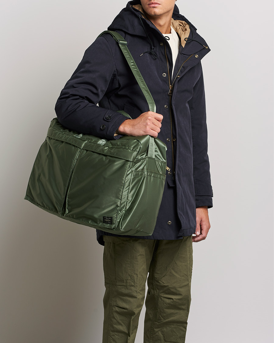 Herr | Porter-Yoshida & Co. | Porter-Yoshida & Co. | Tanker 2Way Boston Weekender Sage Green