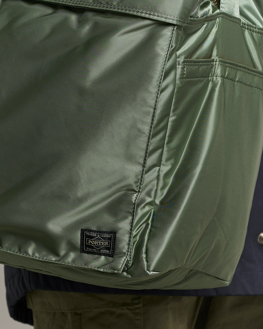 Herren | Porter-Yoshida & Co. Tanker 2Way Boston Weekender Sage Green | Porter-Yoshida & Co. | Tanker 2Way Boston Weekender Sage Green