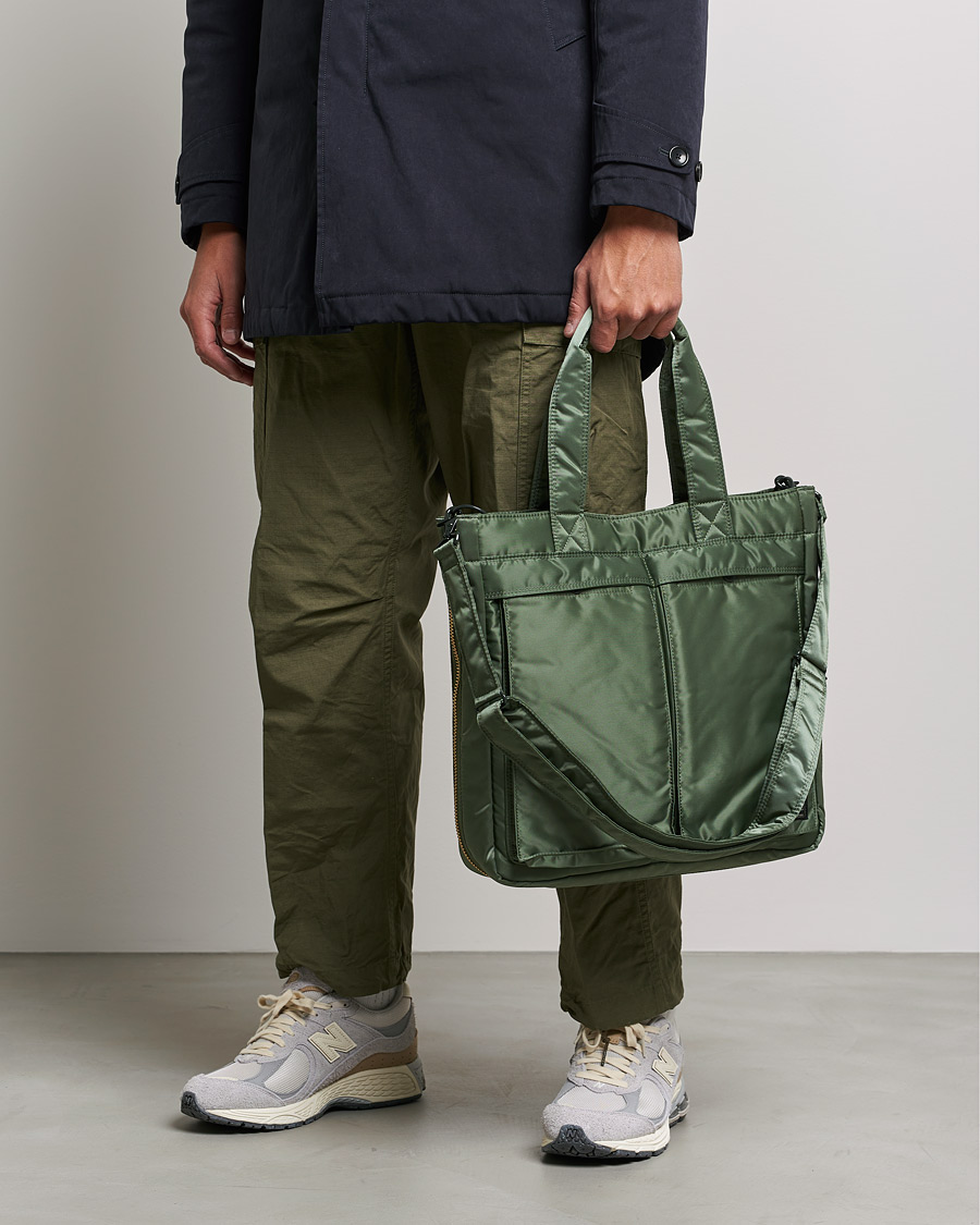 Porter Yoshida Co. Tanker Tote Bag Sage Green bei Care of Carl