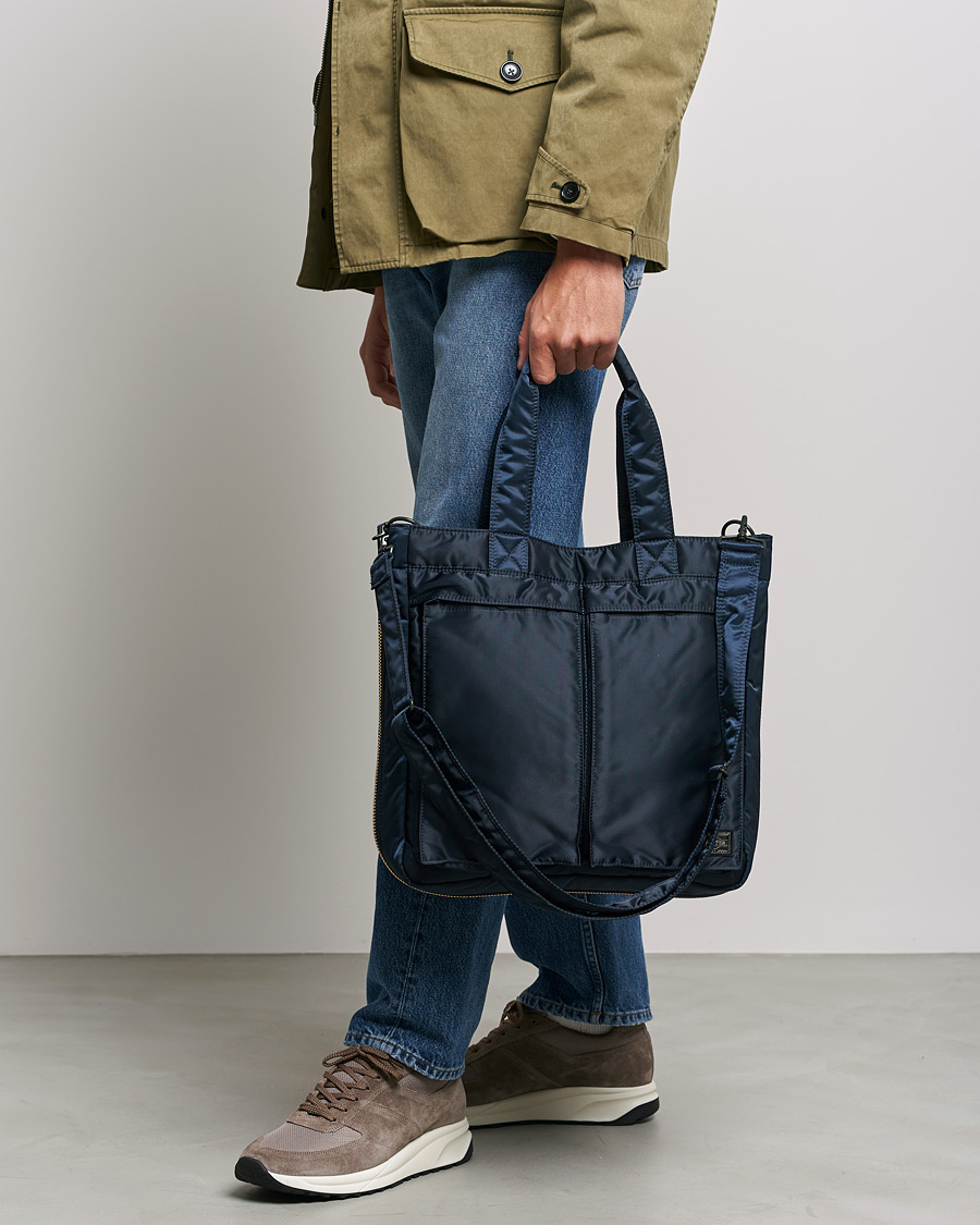 Herren | Tragetaschen | Porter-Yoshida & Co. | Tanker Tote Bag Iron Blue